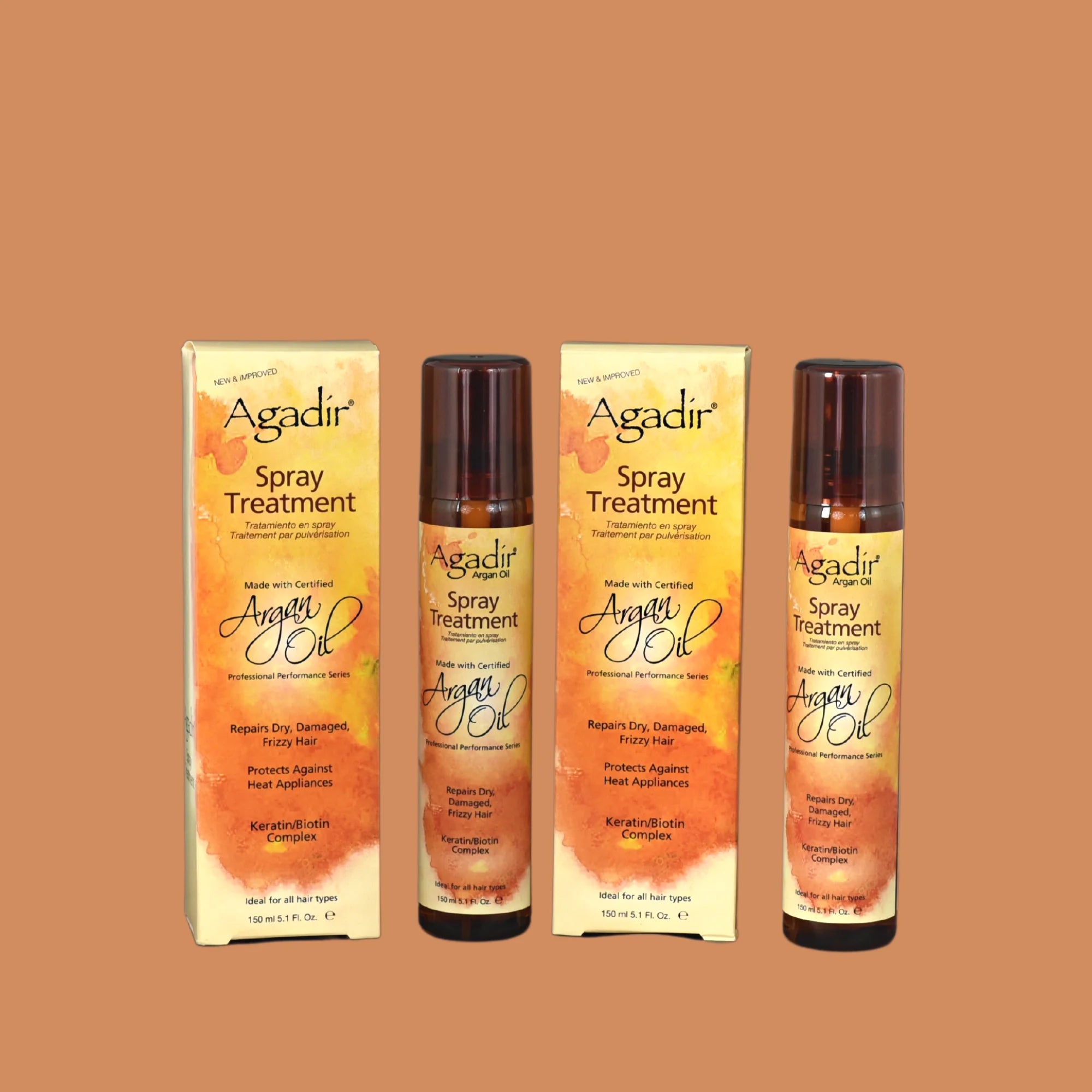 بخاخ زيت الأرغان معالج للشعر