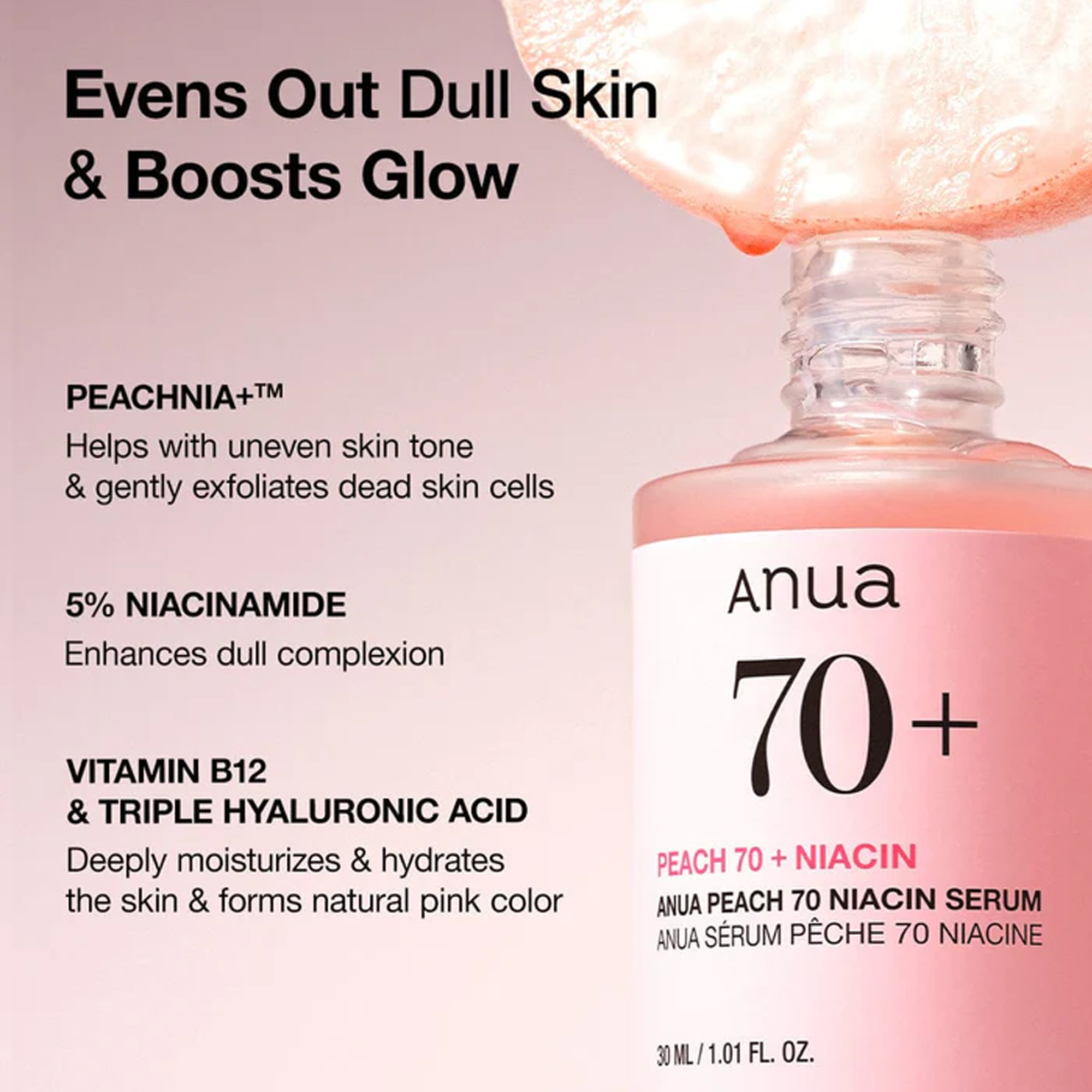 Peach 70% Niacinamide Serum