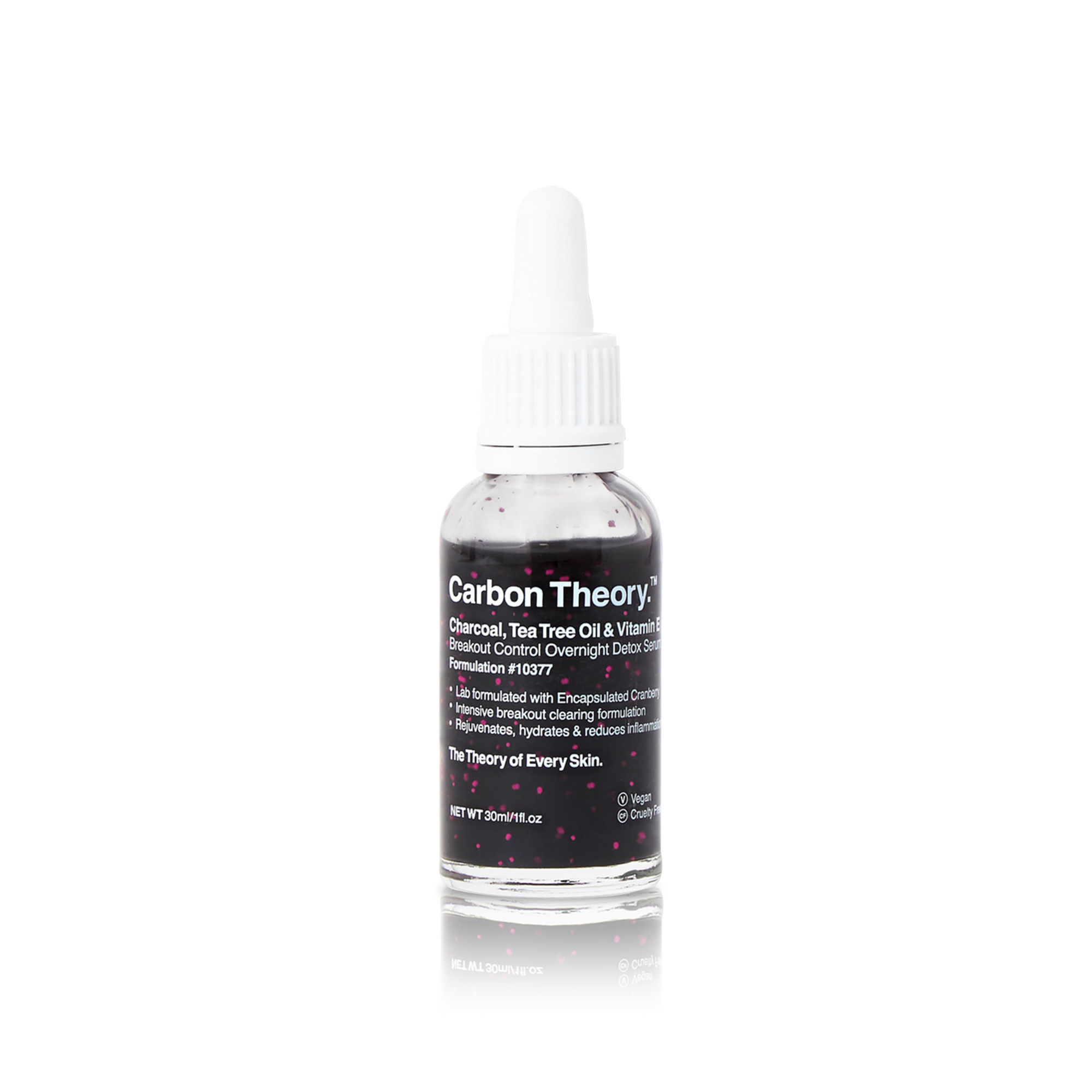 Charcoal, Tea Tree Oil & Vitamin E Overnight Detox Serum
