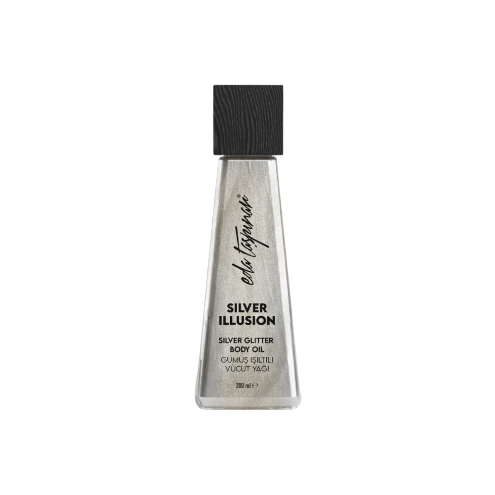 Glitter Body Oil Silver Illusion