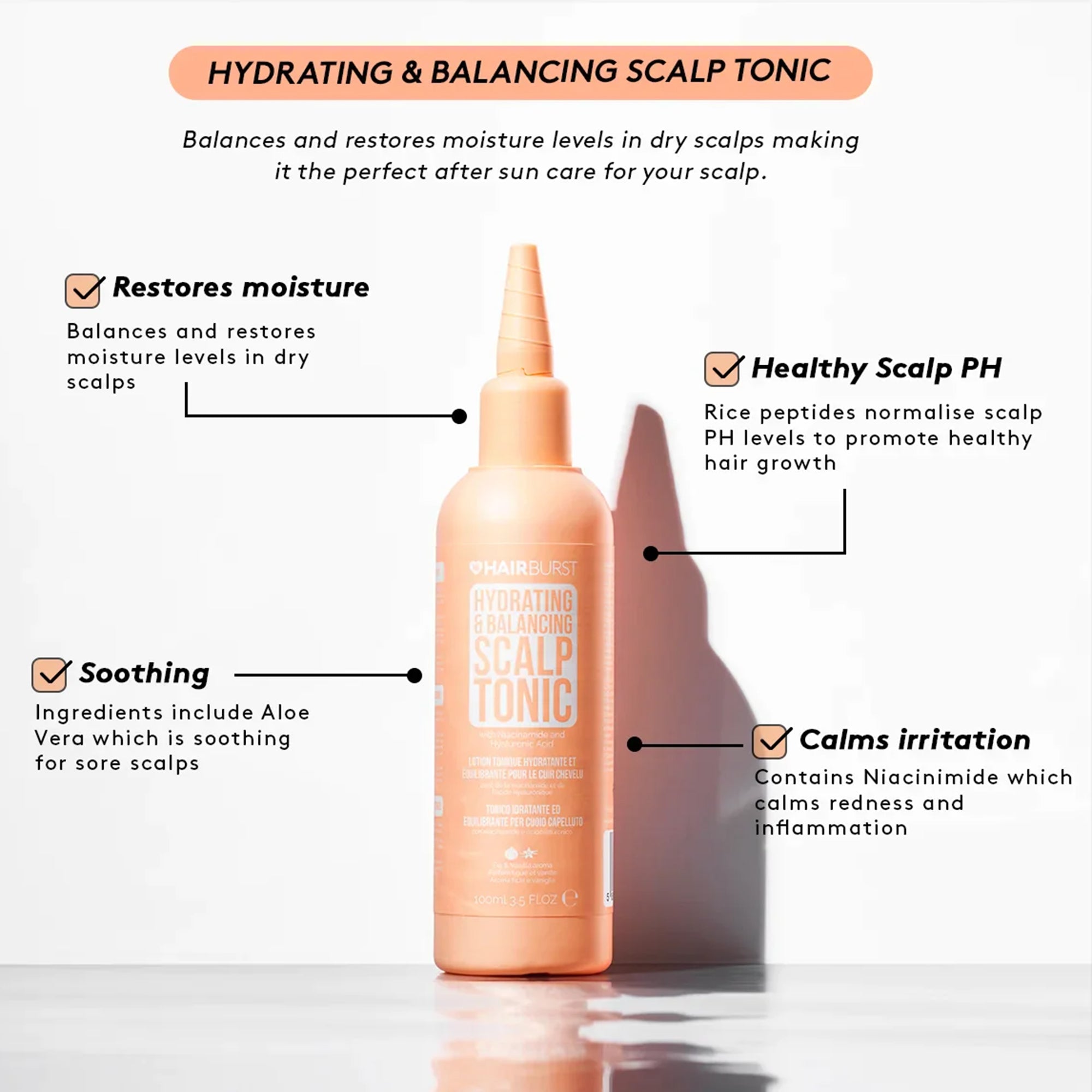 تونر لترطيب وتوازن فروة الرأس