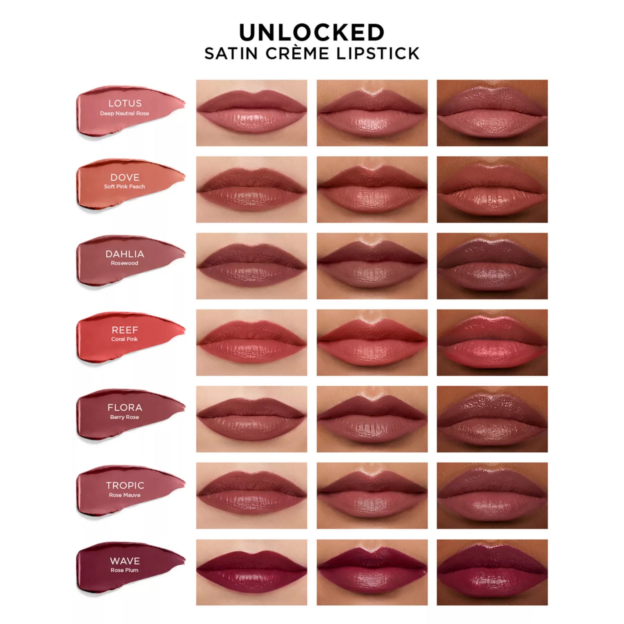 Unlocked Satin Crème Lipstick