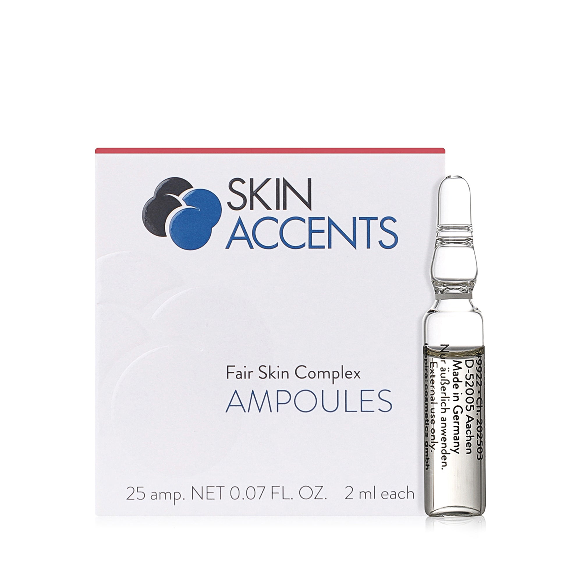 Skin Accents Fair Skin Complex Ampoules