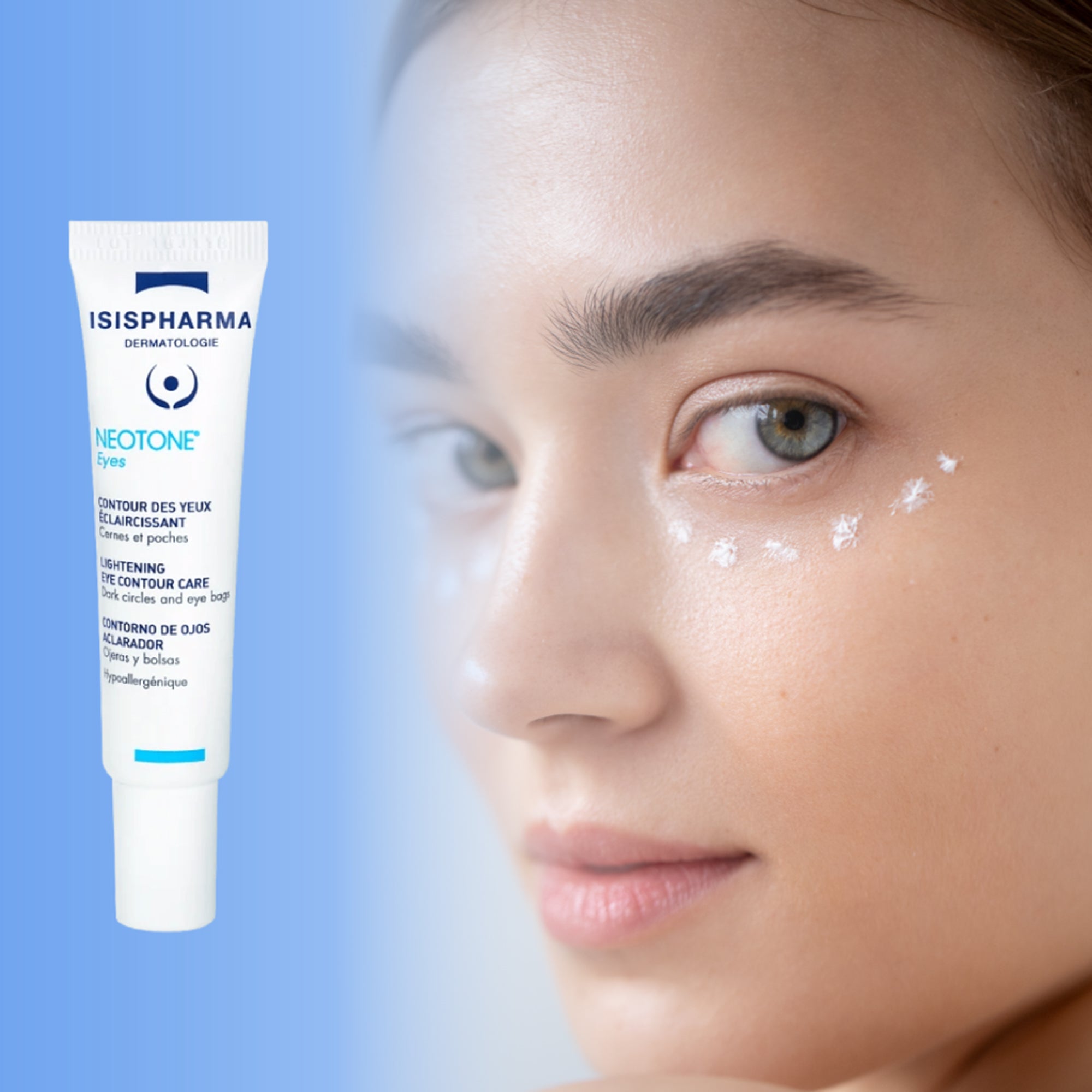 كريم نيوتون لتفتيح محيط العين