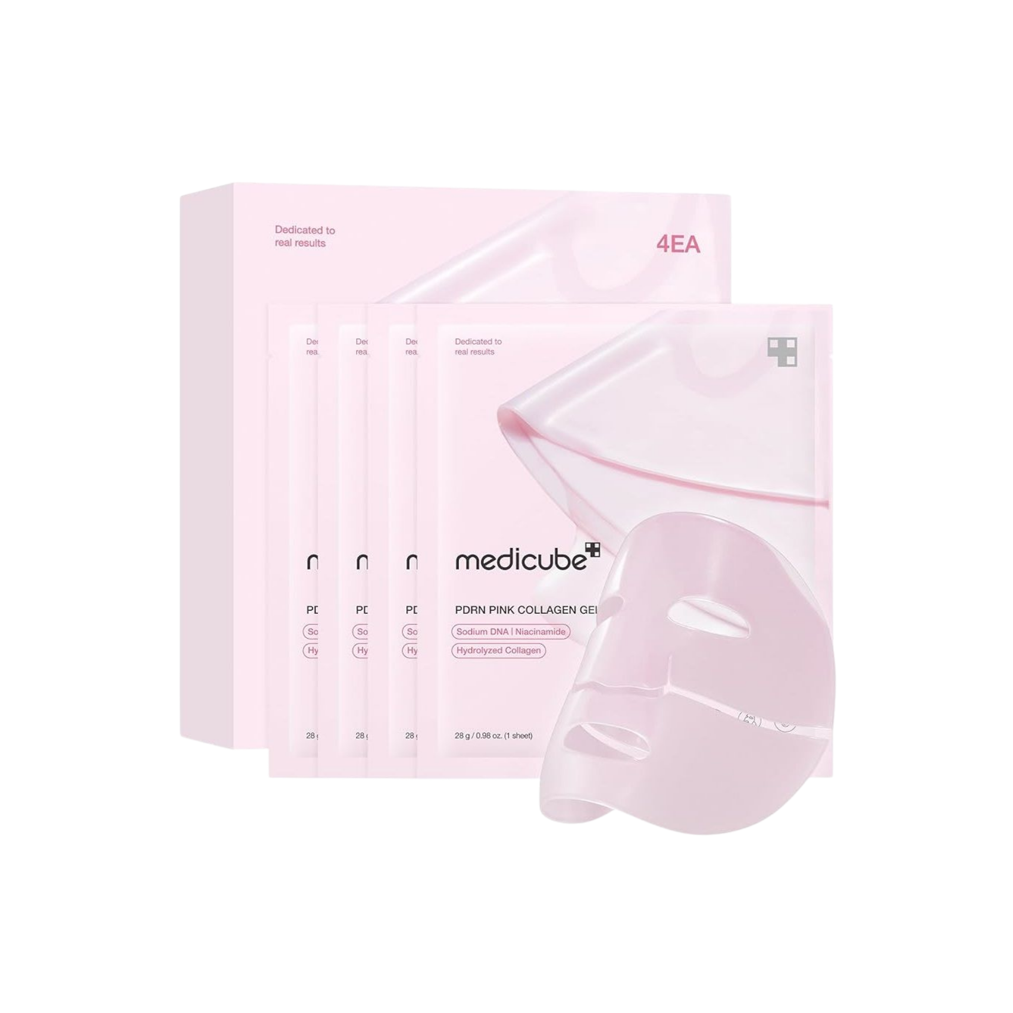 PDRN Pink Collagen Gel Mask (4EA)