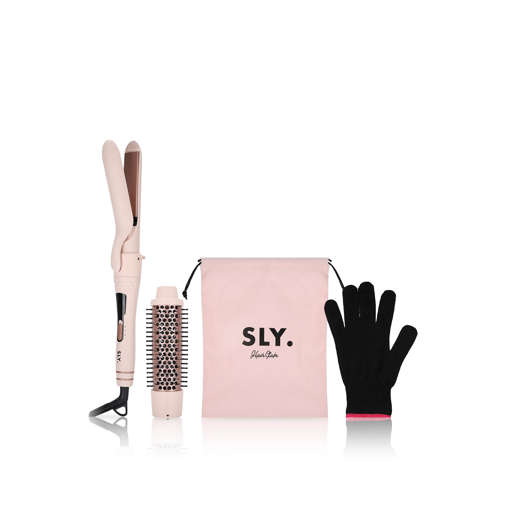 Curling Brush - Rose Pink Straightner & Thermal Brush