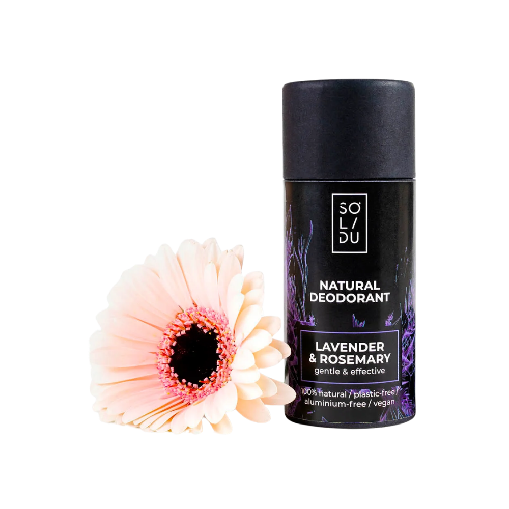 Deodorant With Lavender & Rosemary Natural, Gentle Deodorant Effectively Combating Odor-Causing Bacteria