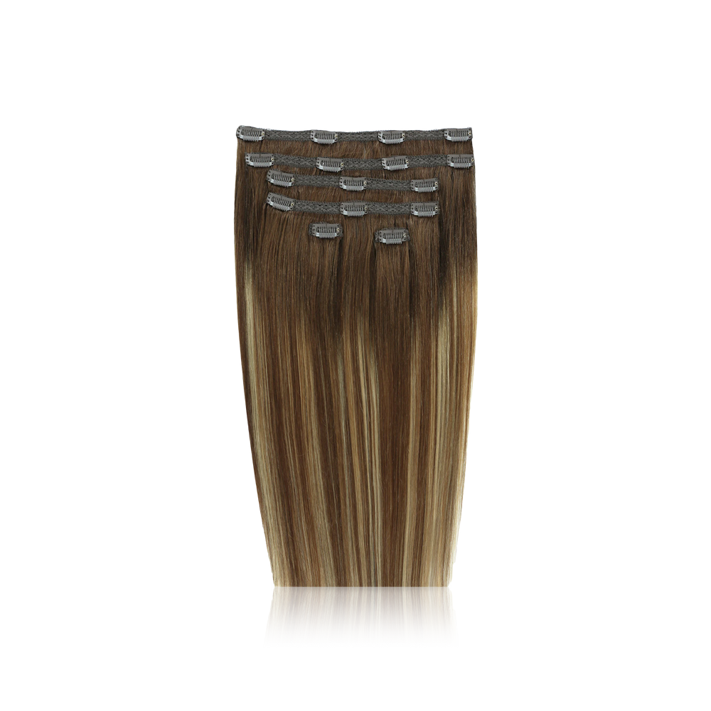 مجموعة وصلات شعر مزدوجة