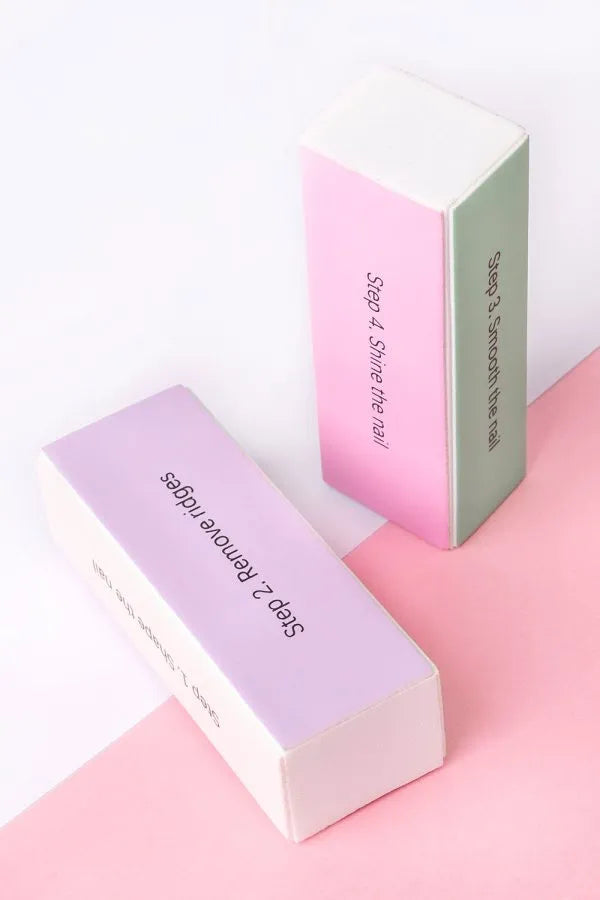 Pastel Nail Buffing Blocks