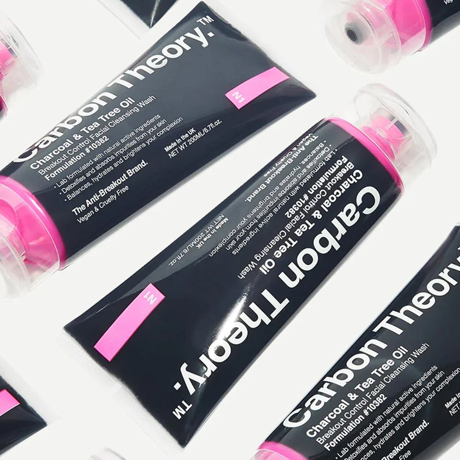 Charcoal &amp; Tea Tree Oil Breakout Control Facial Cleansing Wash