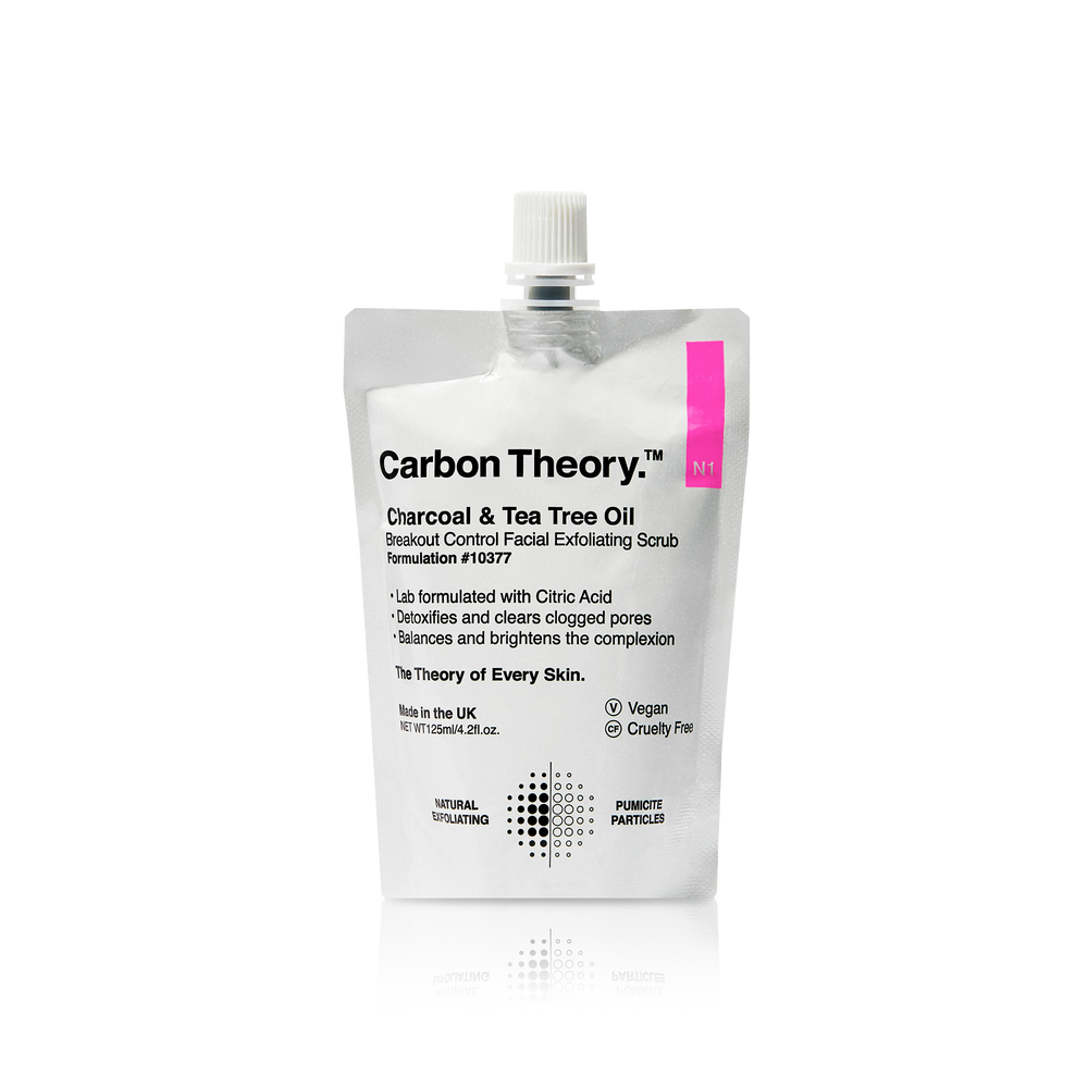 Charcoal & Tea Tree Oil Breakout Control Facial Exfoliating Scrub