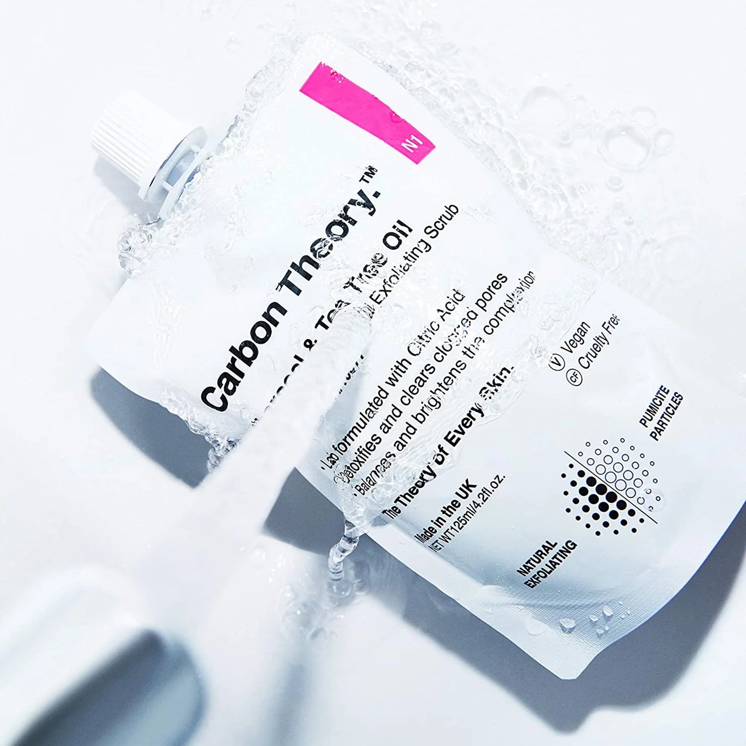 Charcoal &amp; Tea Tree Oil Breakout Control Facial Exfoliating Scrub