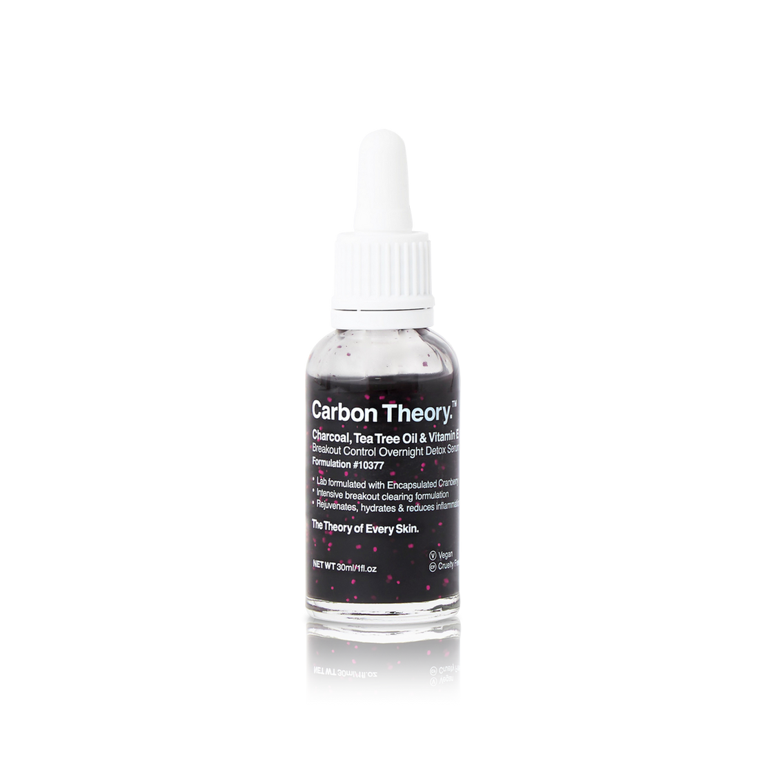Charcoal, Tea Tree Oil &amp; Vitamin E Overnight Detox Serum
