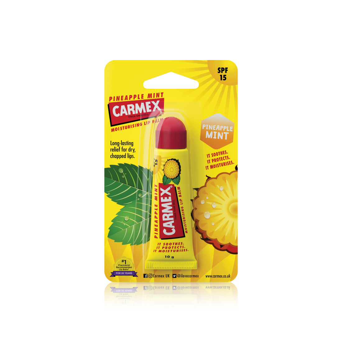 Pineapple Mint Moisturizing Lip Balm Tube