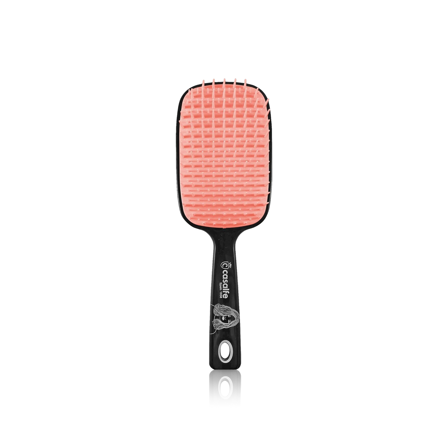 Detangle Paddle &quot;XL&quot; Straight Hair Brush – Soft Pins (Case)