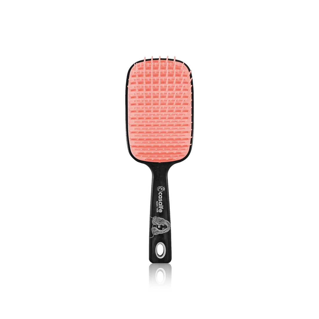 Detangle Paddle &quot;XL&quot; Wave Hair Brush – Medium Pins (Case)