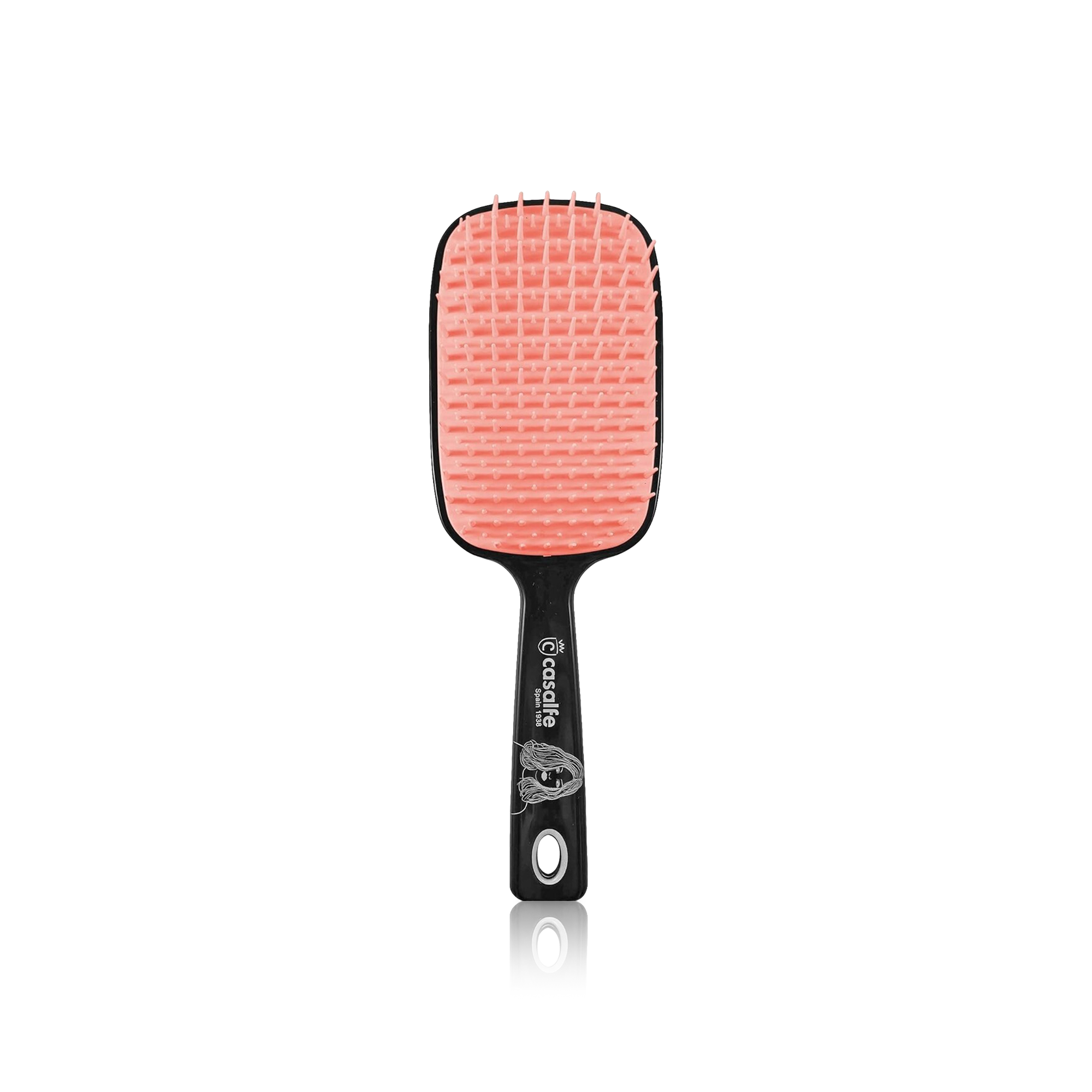 Detangle Paddle &quot;XL&quot; Wave Hair Brush – Medium Pins (Case)