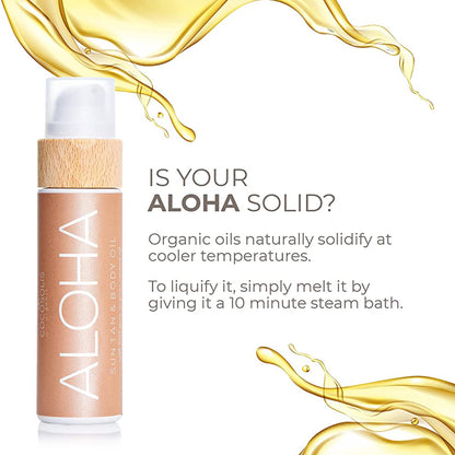 زيت ألوها للجسم والتسمير