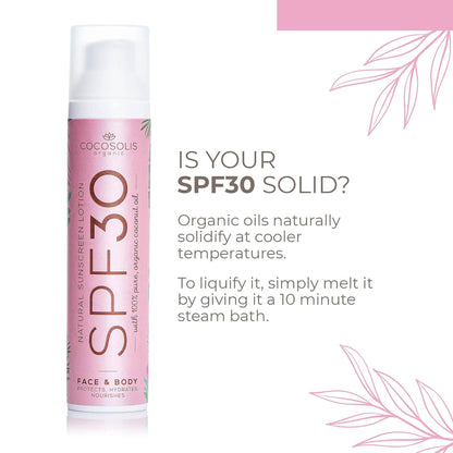 لوشن الحماية الطبيعي مع SPF 30