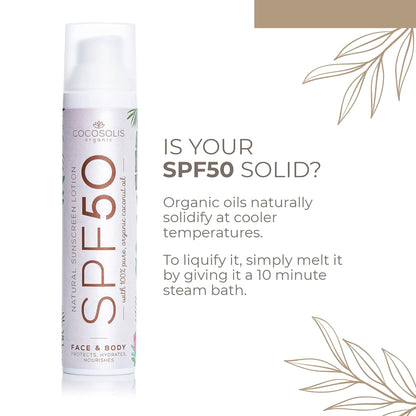 لوشن الحماية الطبيعي مع SPF 50