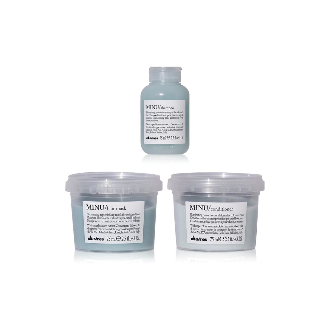 Davines Minu Haircare Trio Pack