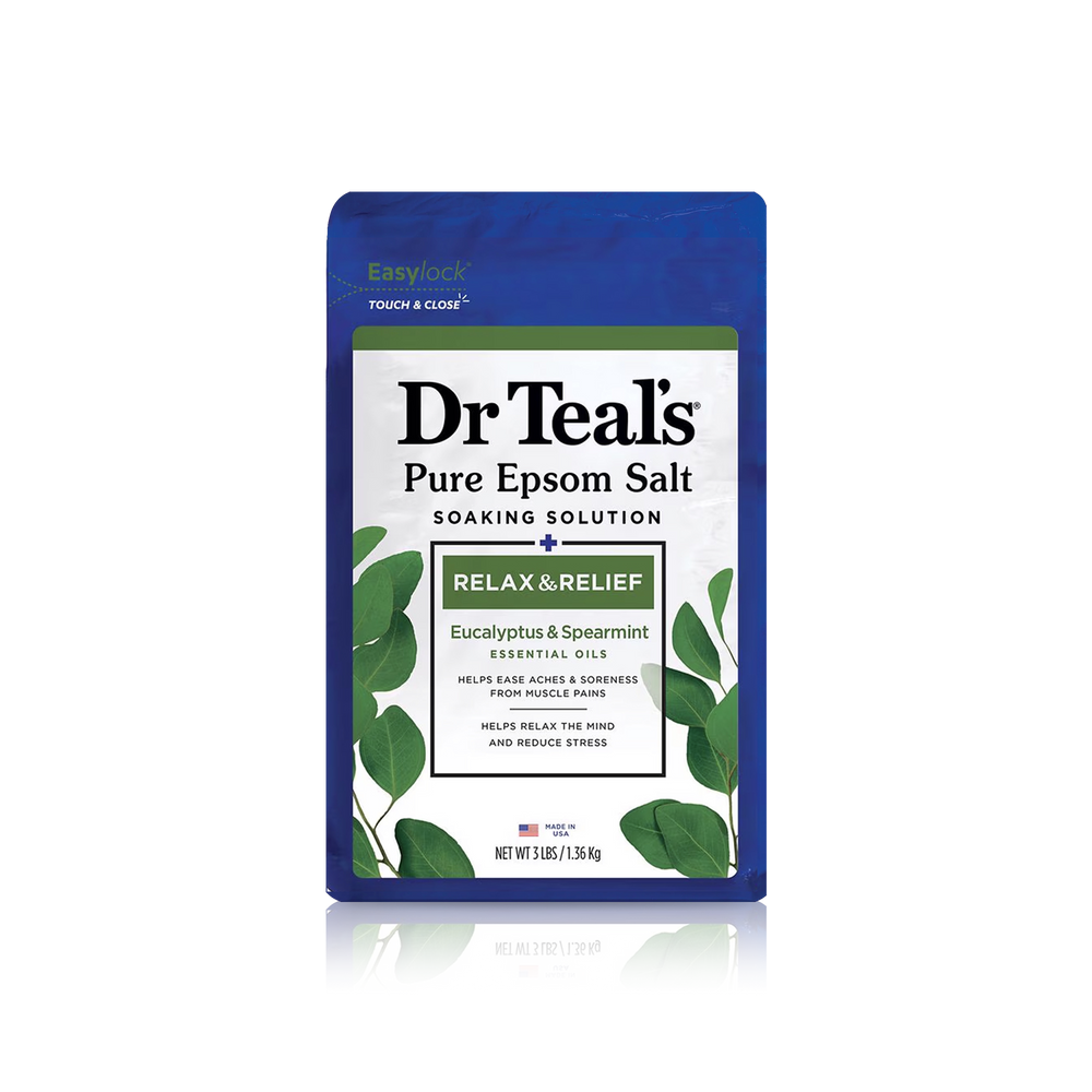 Pure Epsom Salt Eucalyptus & Spearmint Soaking Solution