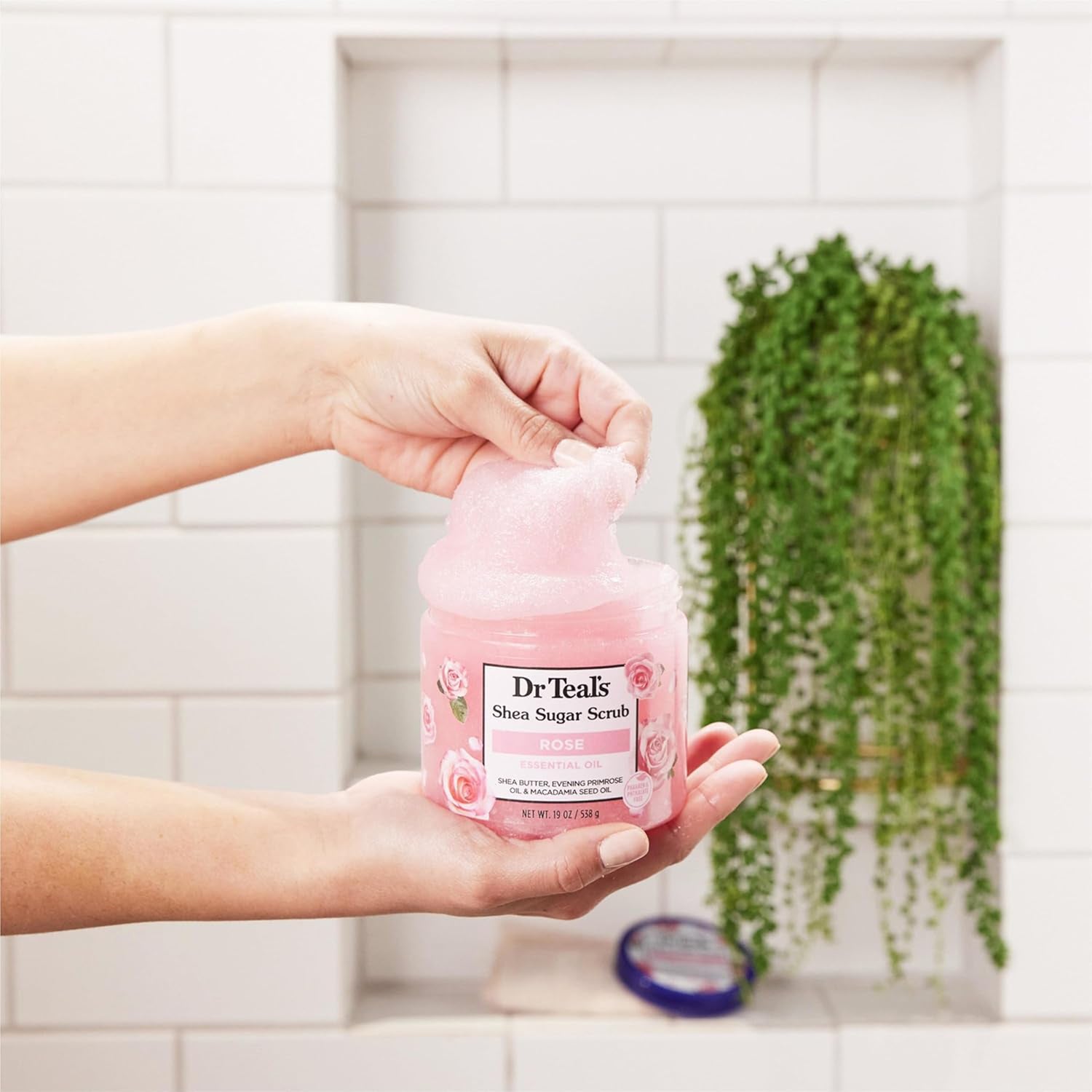 Shea Sugar Body Scrub with Rose Essential Oil