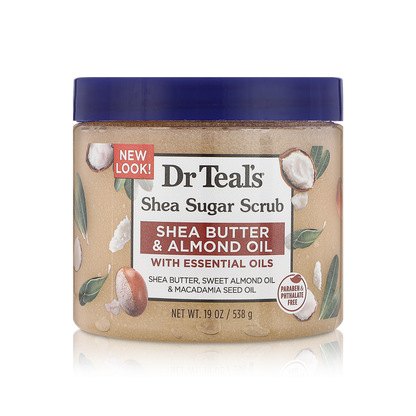 Shea Sugar Body Scrub with Shea Butter &amp; Almond Oil