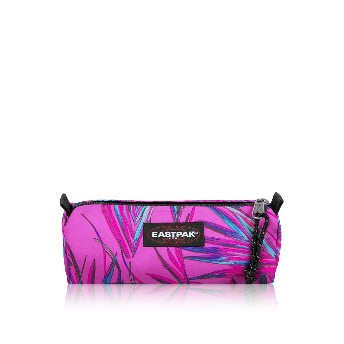 Benchmark Single Pencil Case - Brize Palm Pink