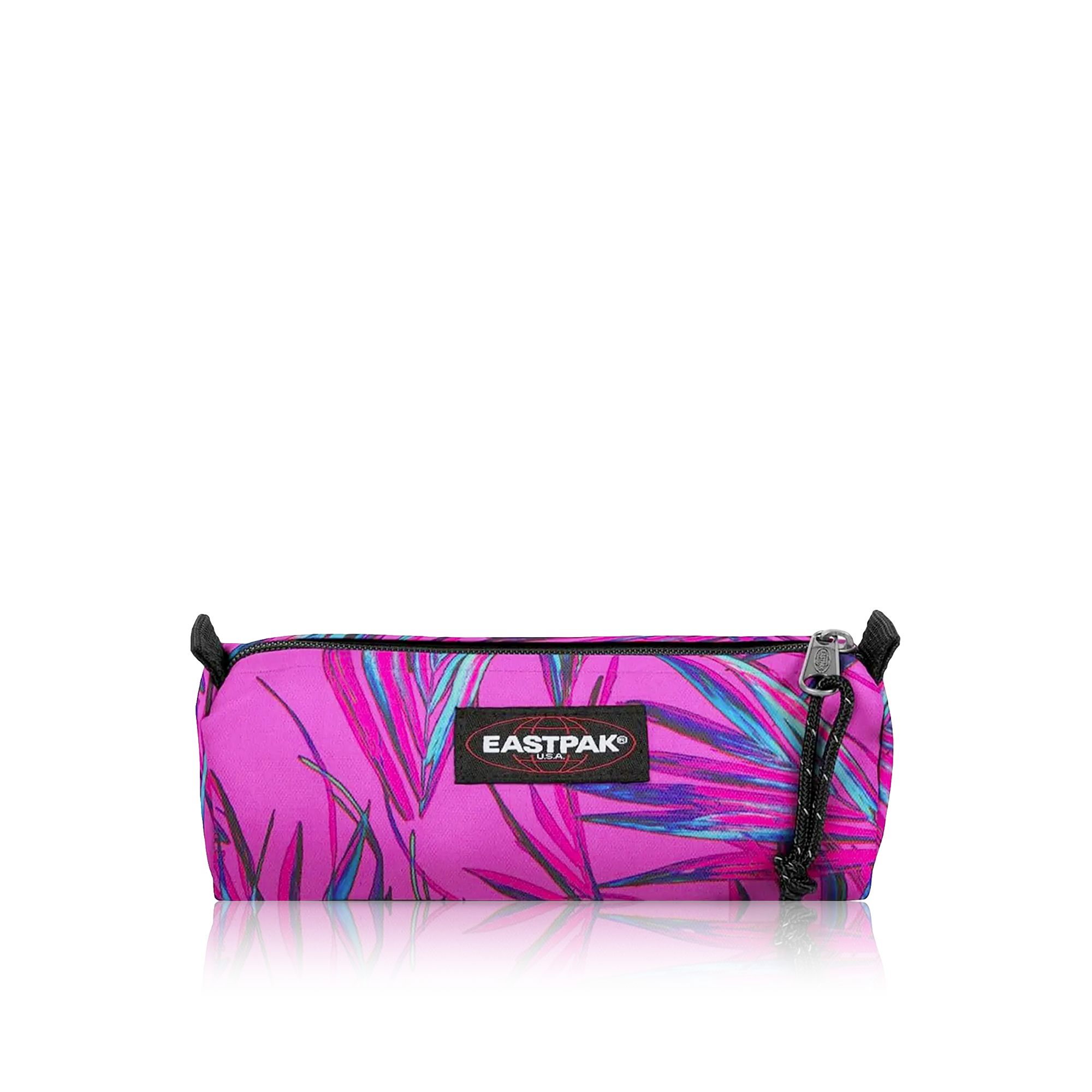 Benchmark Single Pencil Case - Brize Palm Pink