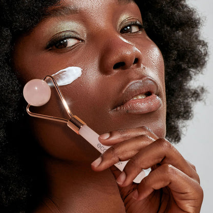 Rose Quartz Contour Roller