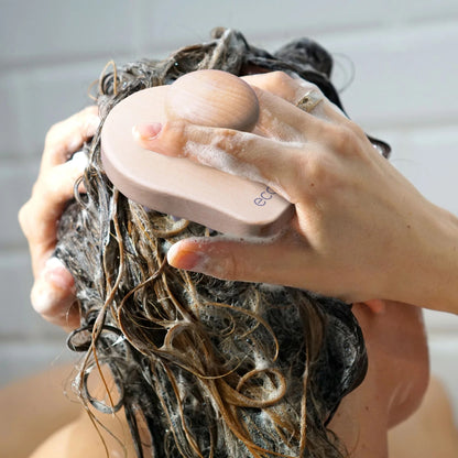 Shower scalp massager