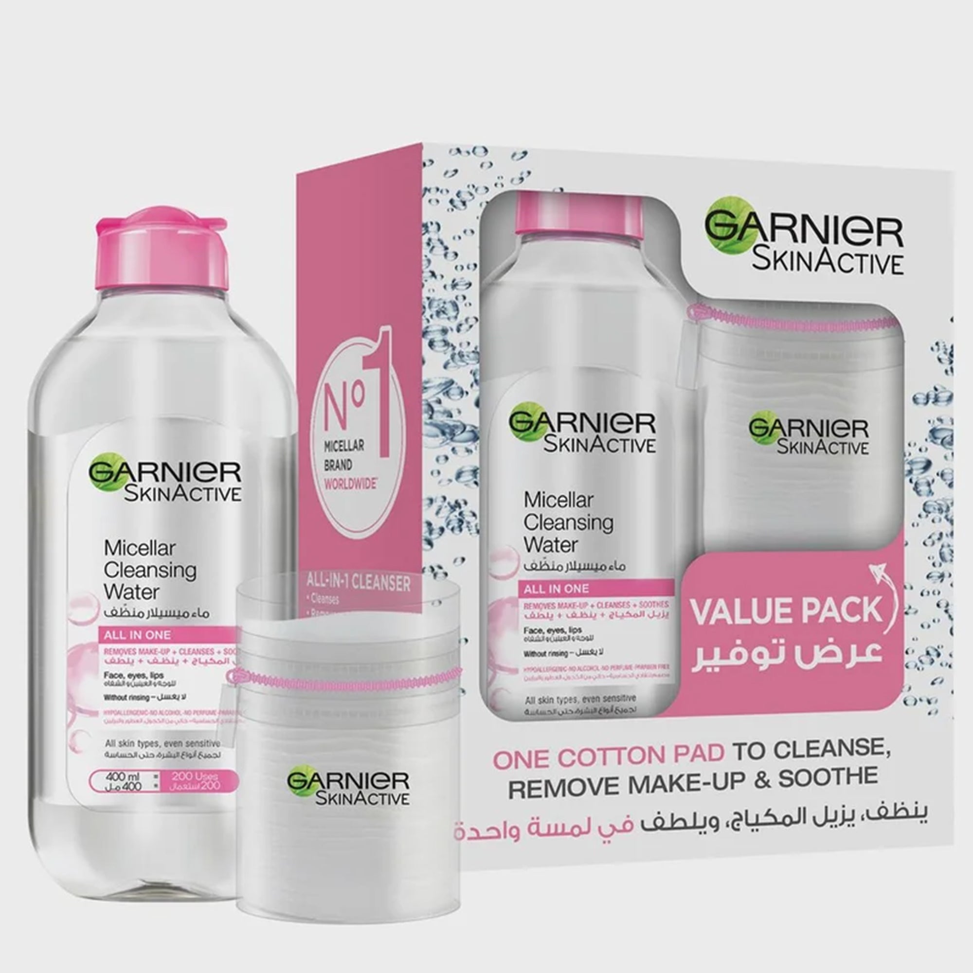 Classic Micellar Cleansing Water (Cotton-Free)