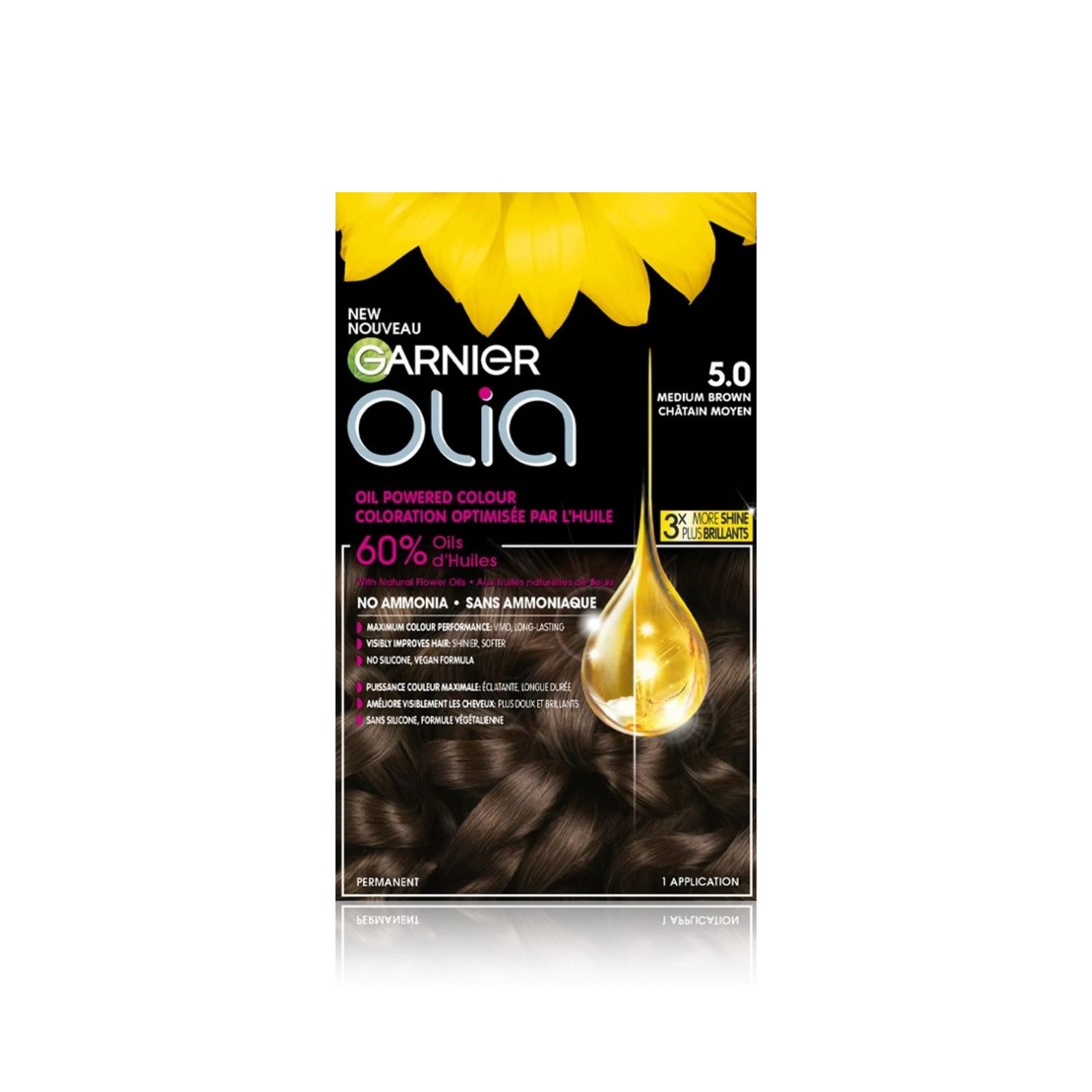 Olia  5.0 Hair Color