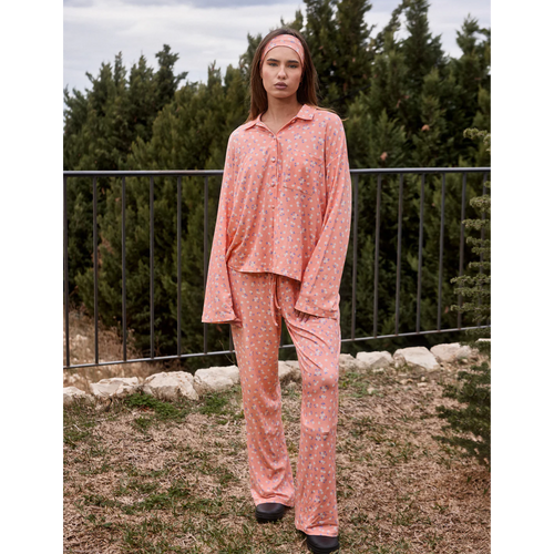 Peachy Stretch Pants Set