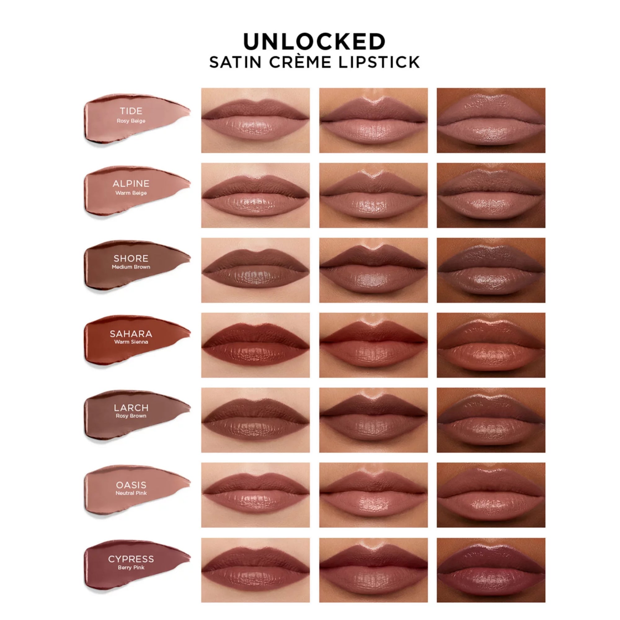 Unlocked Satin Crème Lipstick