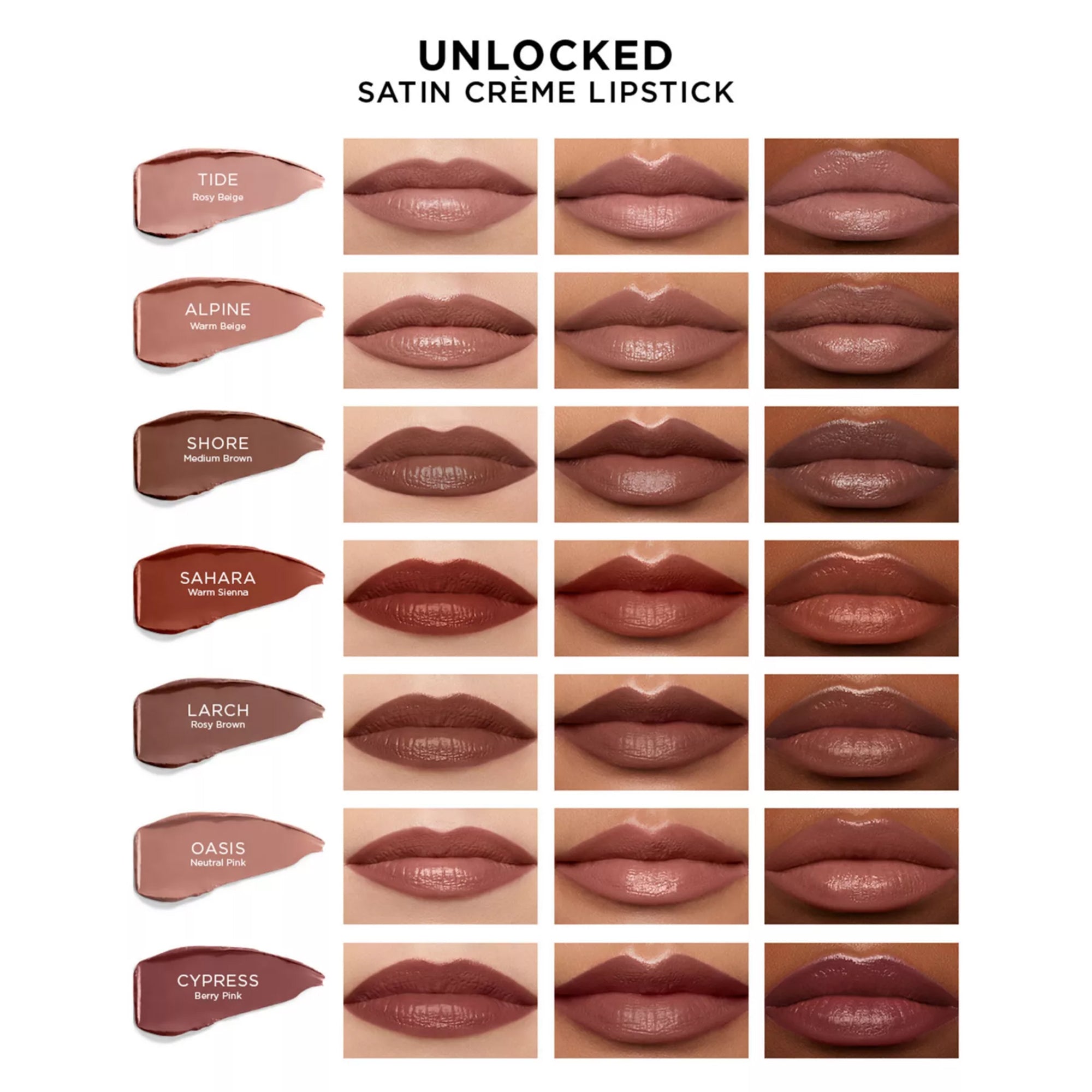 Unlocked Satin Crème Lipstick