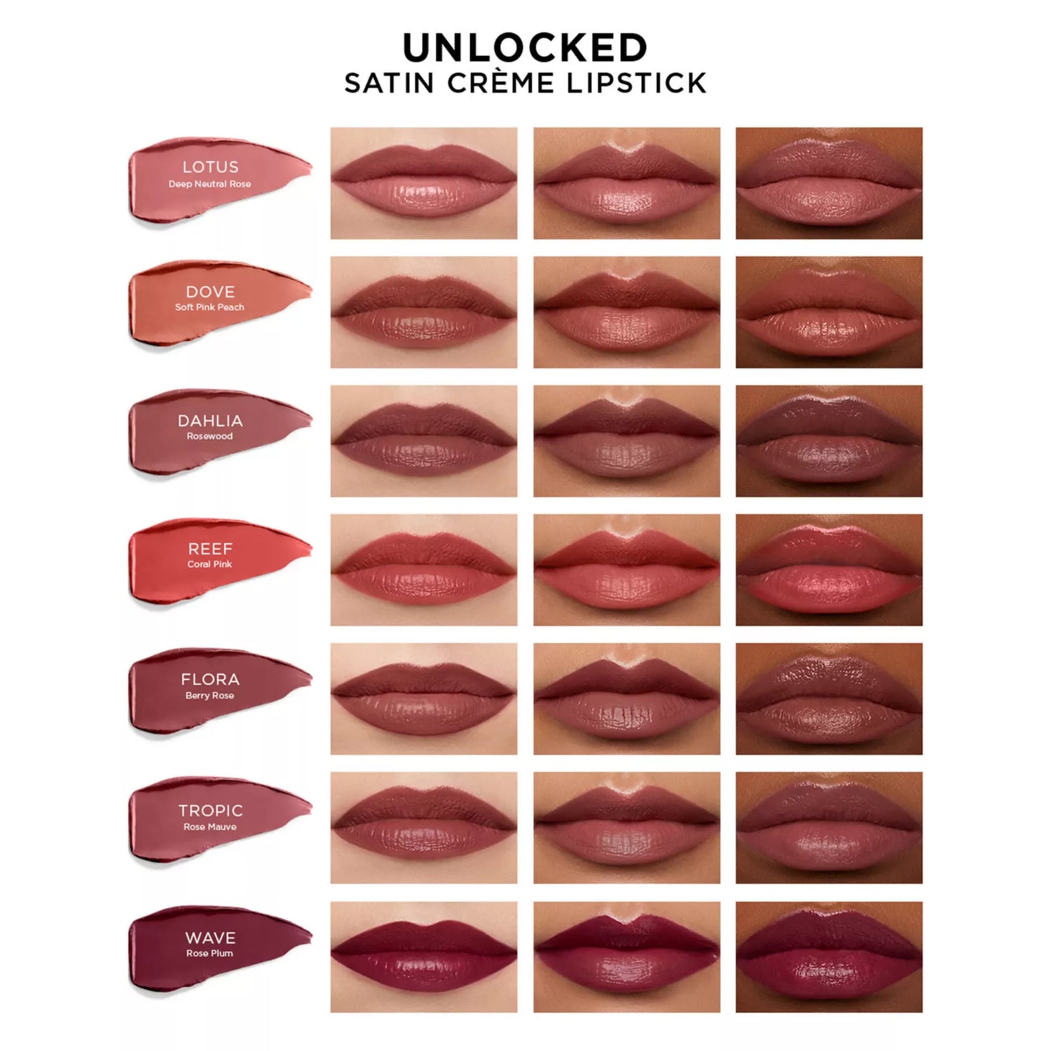 Unlocked Satin Crème Lipstick