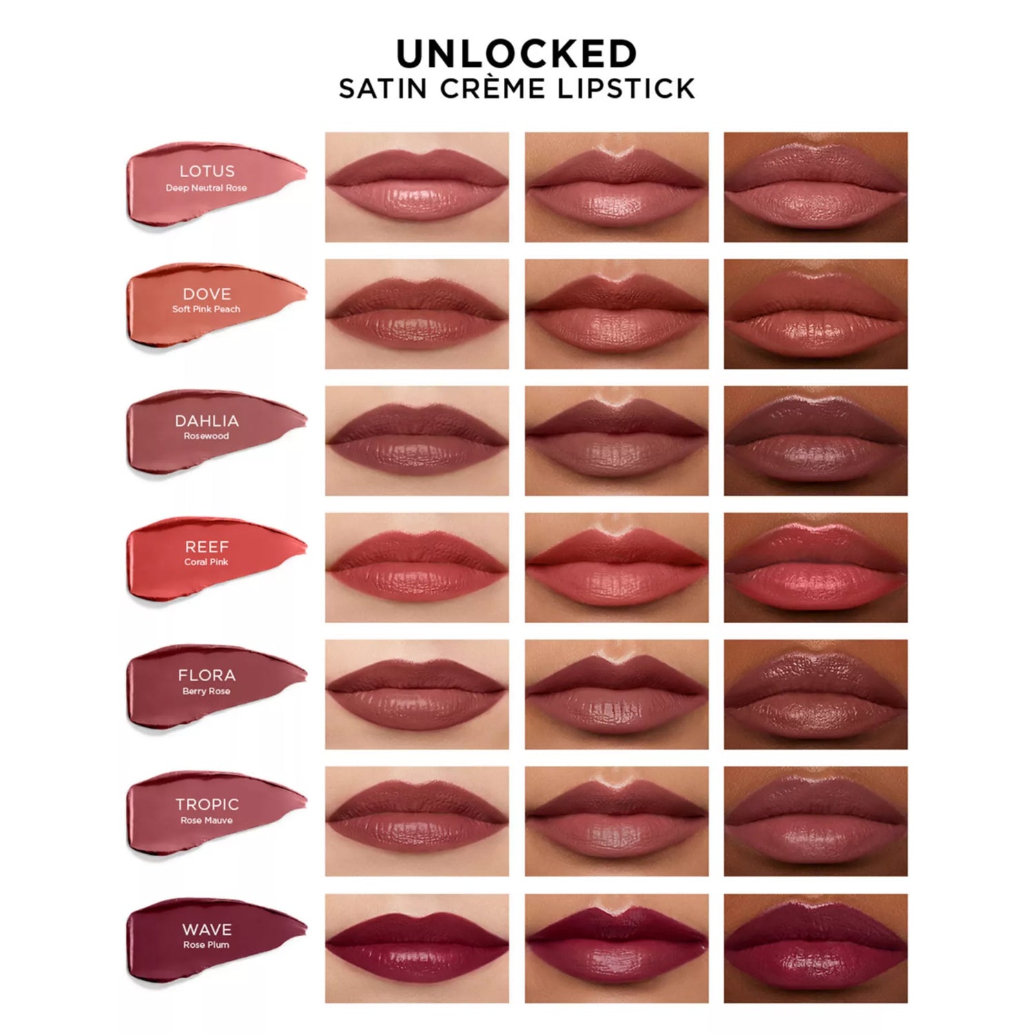 Unlocked Satin Crème Lipstick