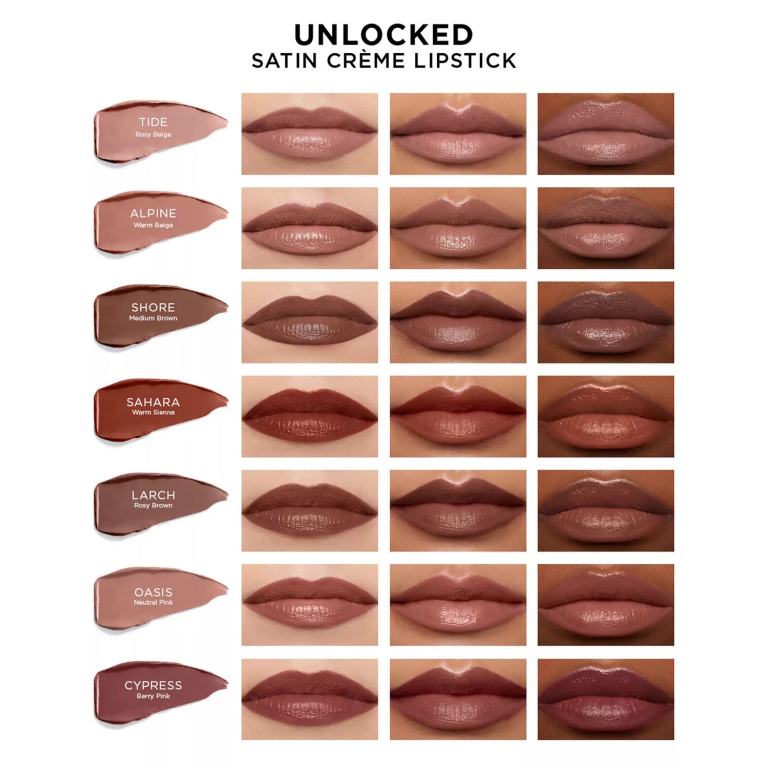 Unlocked Satin Crème Lipstick