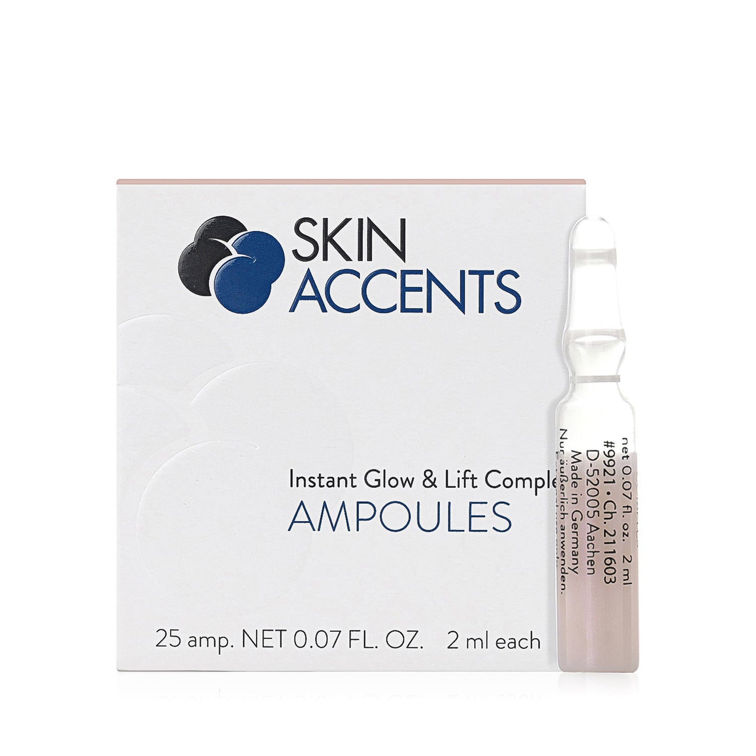Skin Accents Instant Glow &amp; Lift Complex Ampoules
