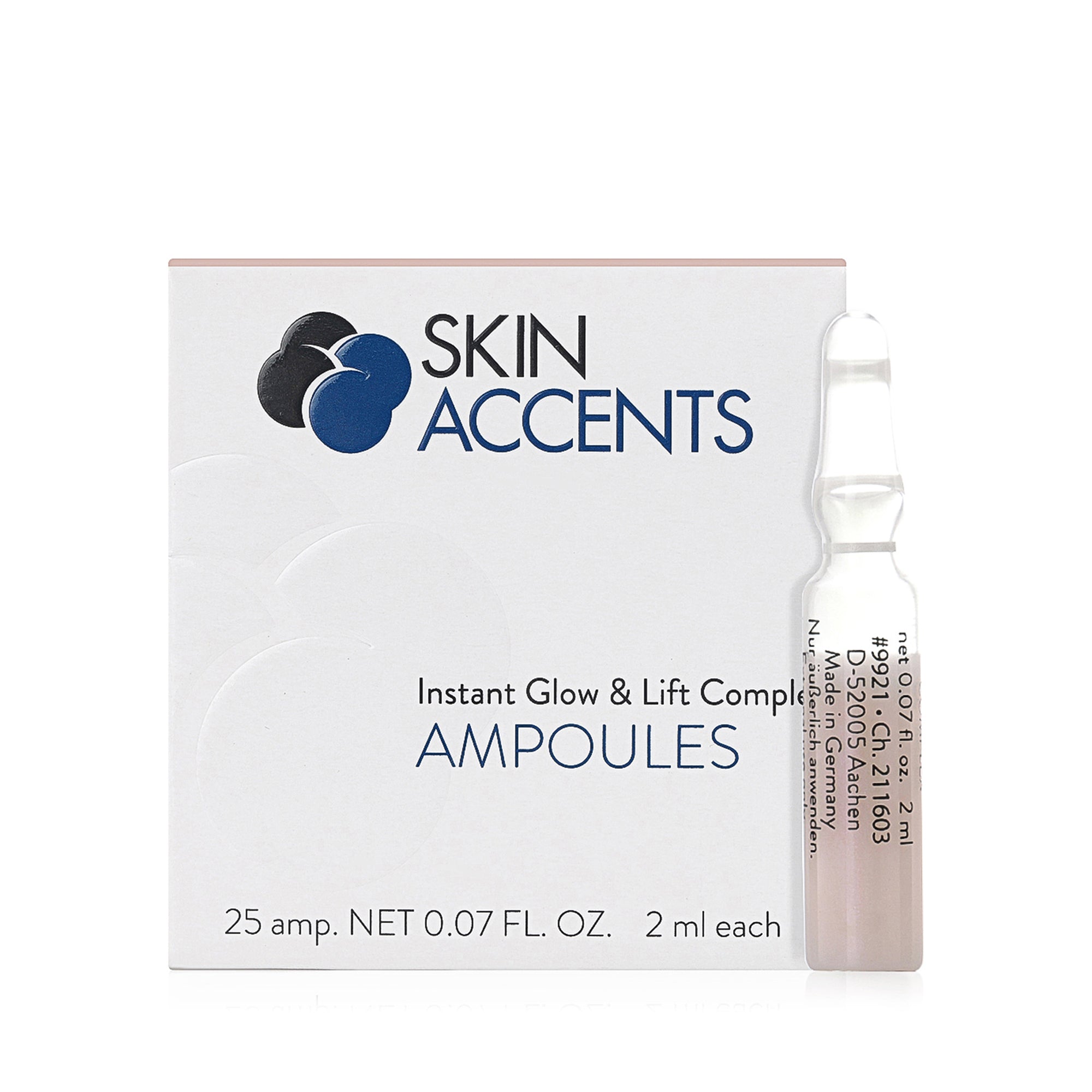 Skin Accents Instant Glow &amp; Lift Complex Ampoules