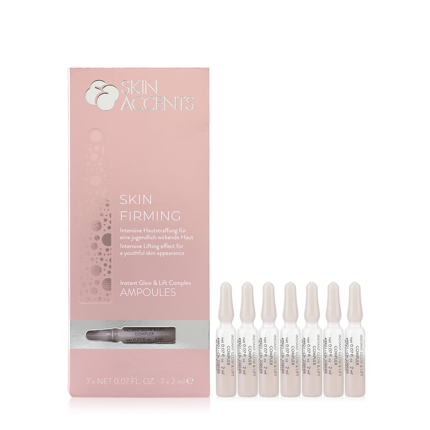 Skin Accents Instant Glow &amp; Lift Complex Ampoules