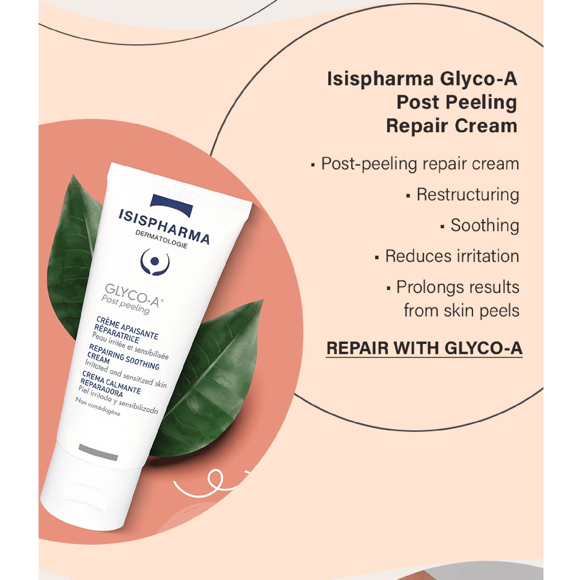 Glyco-A Post Peeling Repairing Soothing Cream