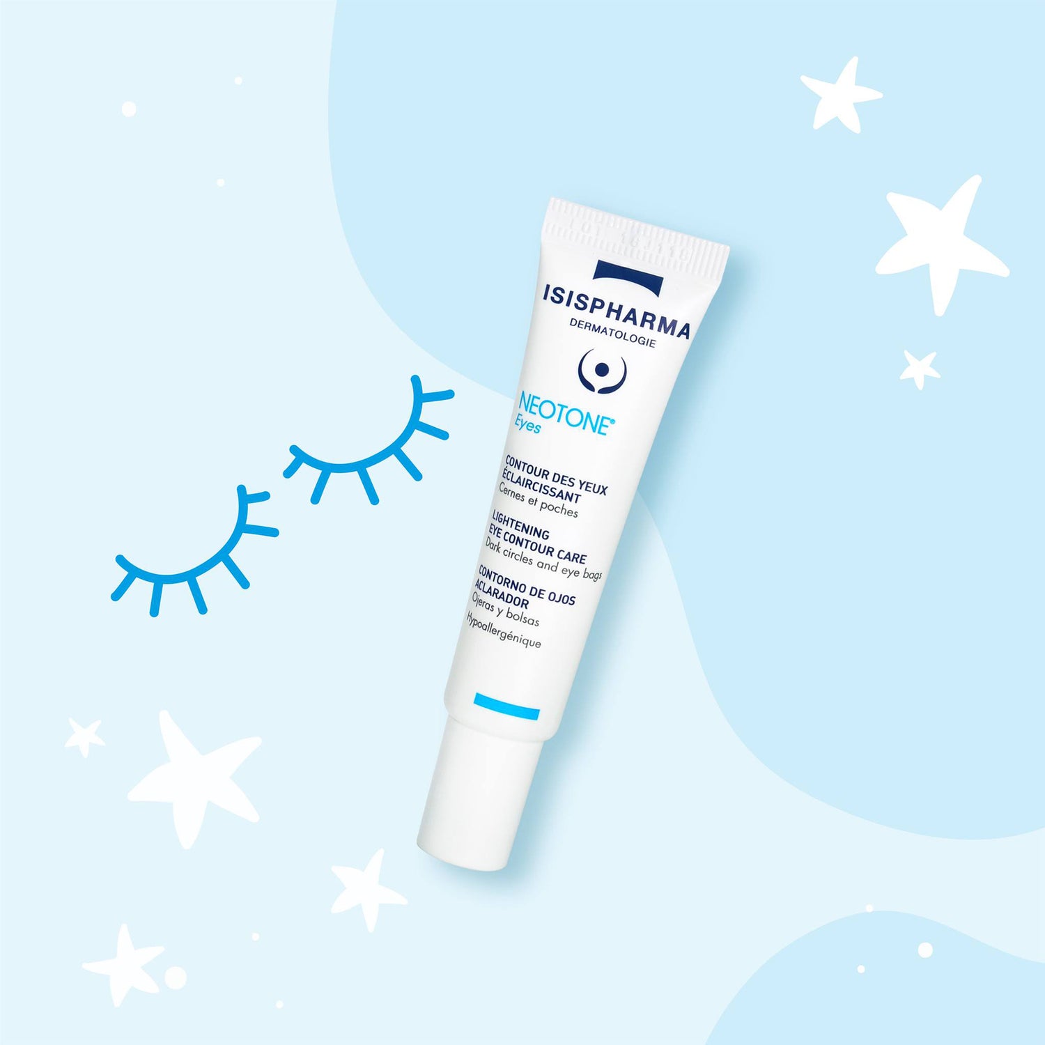 كريم نيوتون لتفتيح محيط العين