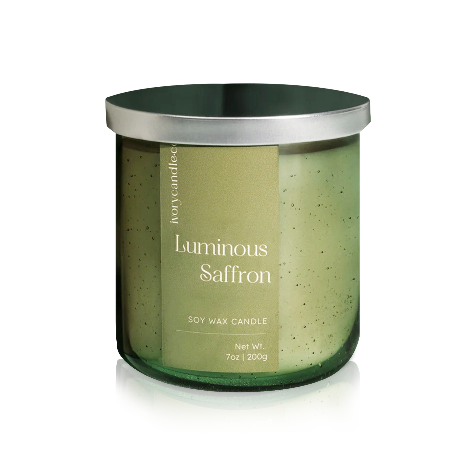 Luminous Saffron Candle