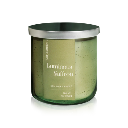 Luminous Saffron Candle