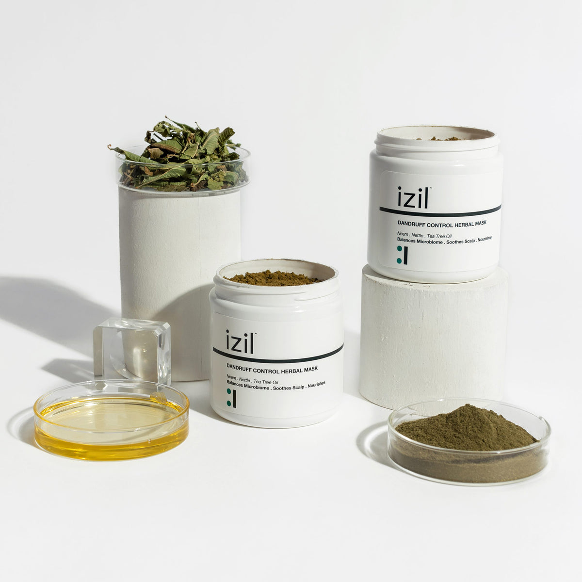 Anti-Dandruff Powder Hair Mask