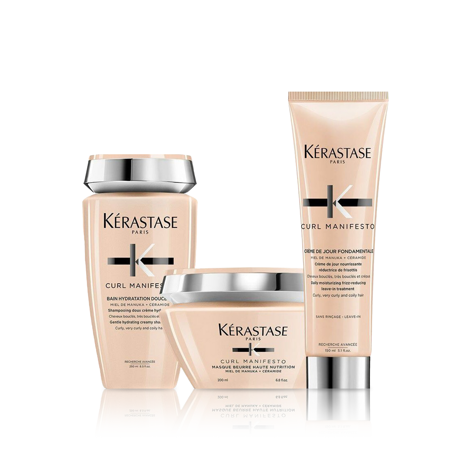 مجموعة كيرل منيفيسو لأساسيات العناية بالشعر