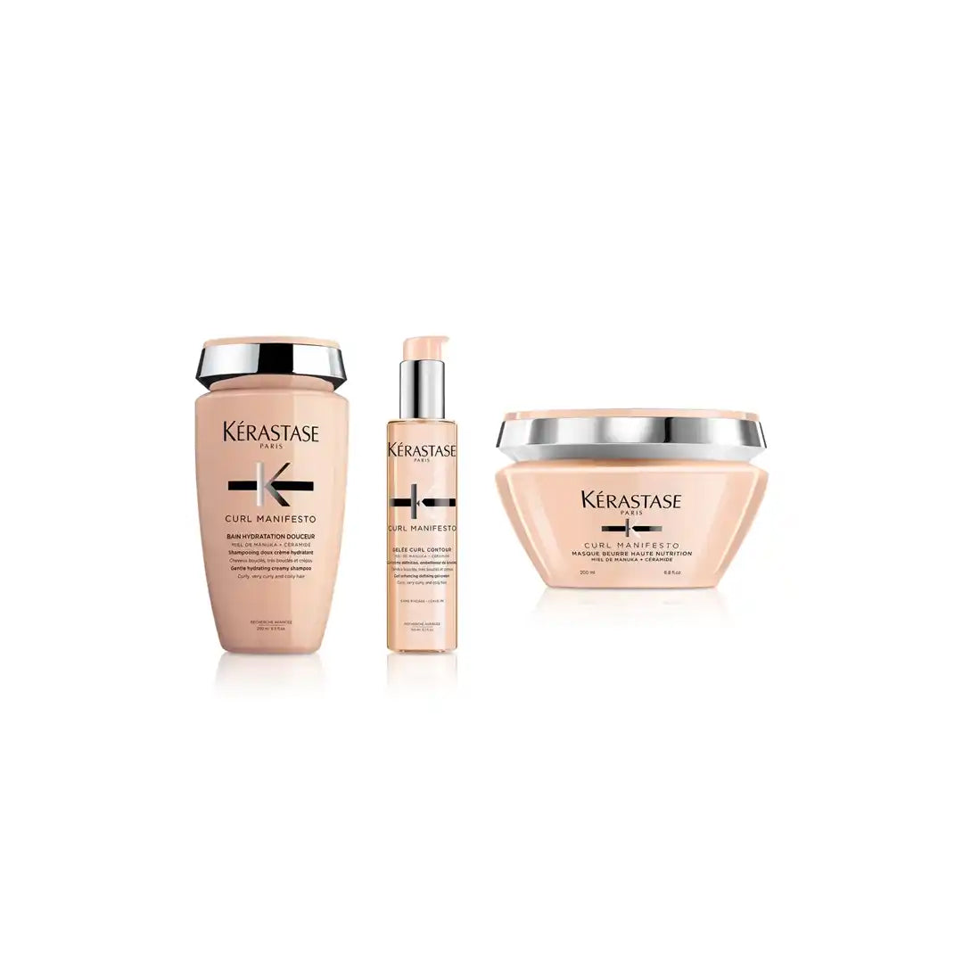 Kérastase Curl Manifesto 3 Piece Hydrating Hair Pack
